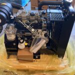CAT C1.1 / Perkins 403A-11 engine with radiator - side view