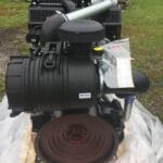 Perkins 1104C-44TA RJ51161 engine - air filter and flywheel side