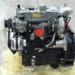 Perkins 404D-22T GP65433 engine 44.7 kW - view from the turbine side