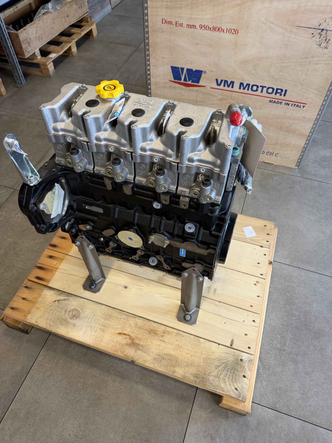 VM Motori D754E, D754 TPE2 10012256F Long engine block (New)