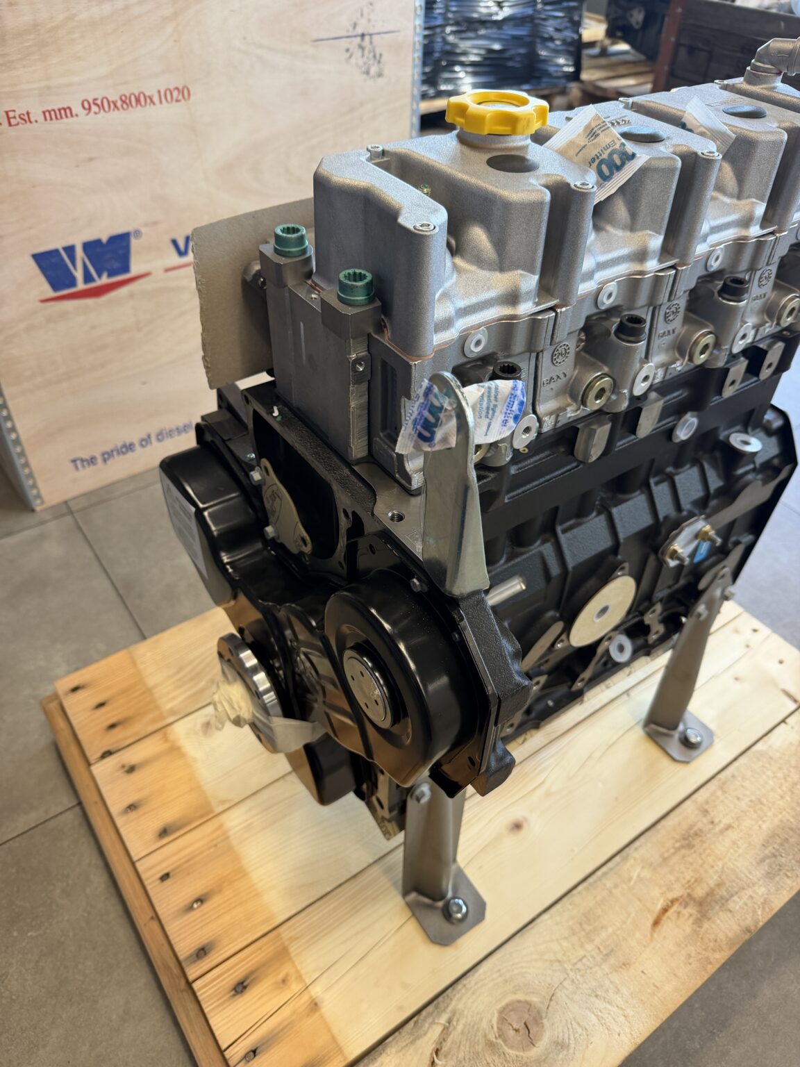 VM Motori D754E, D754 TPE2 10012256F Long engine block (New)