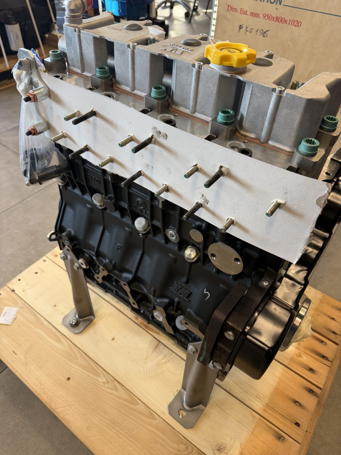 VM Motori D754E, D754 TPE2 10012256F Long engine block (New)