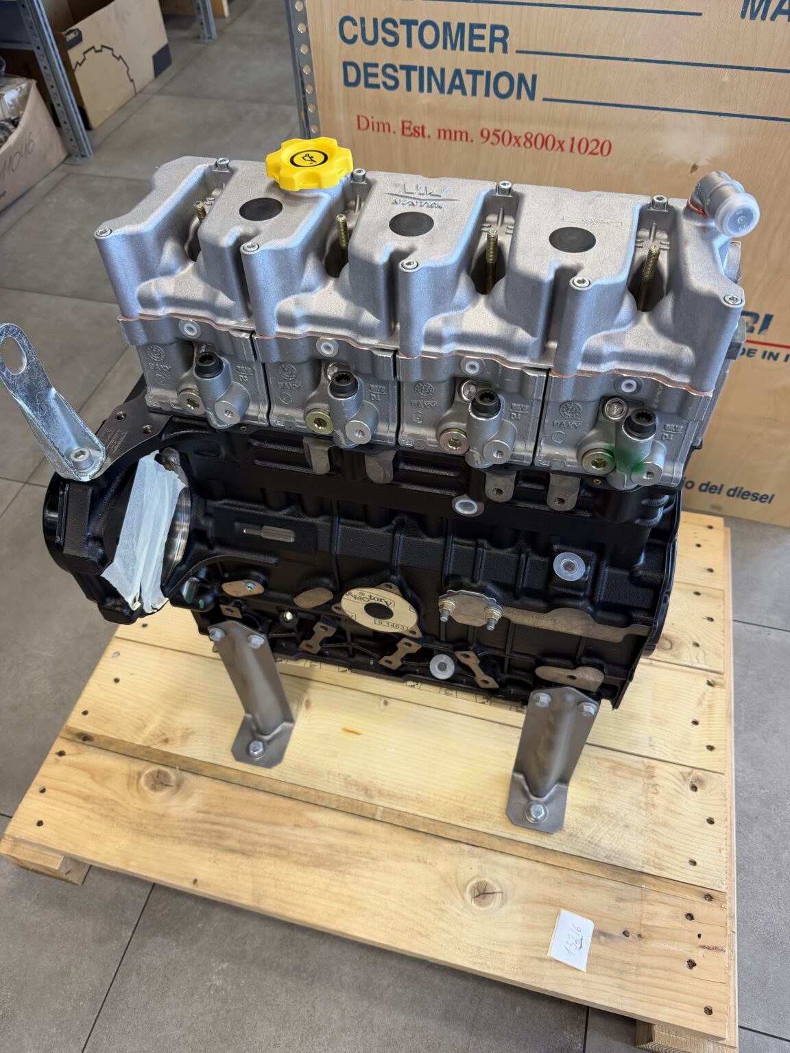 VM Motori D754TE, D754TE3 10012320F Long engine block (NEW)