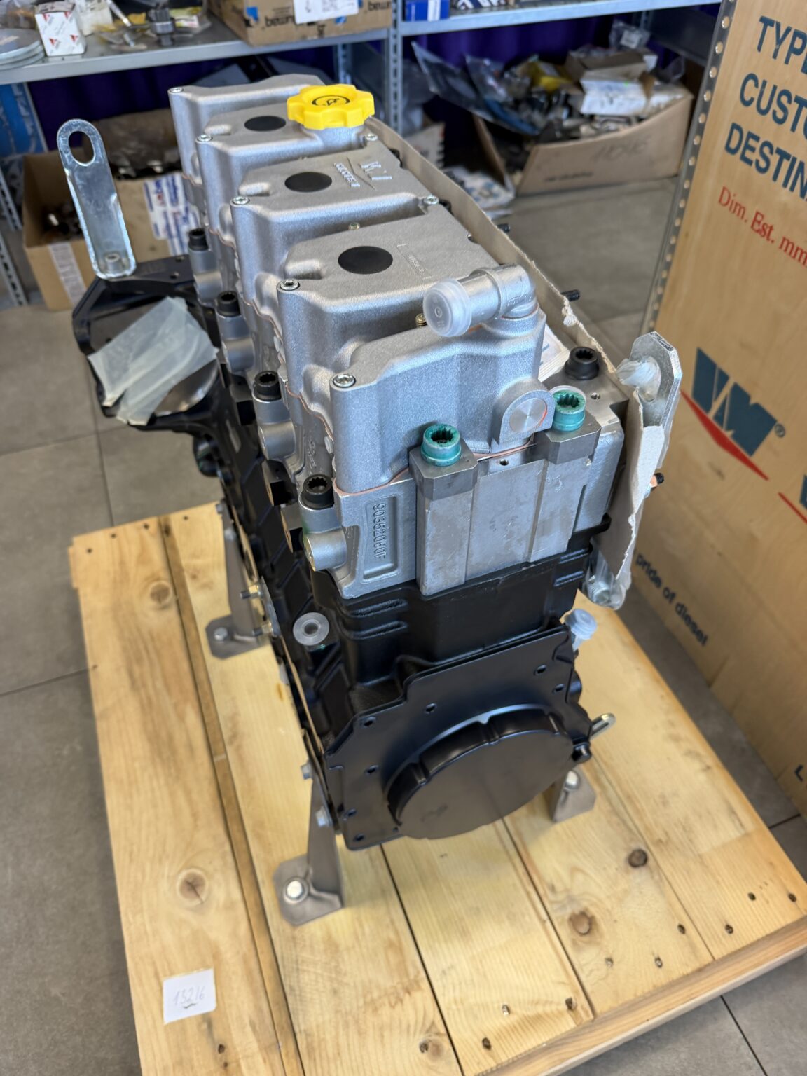 VM Motori D754TE, D754TE3 10012320F Long engine block (NEW)