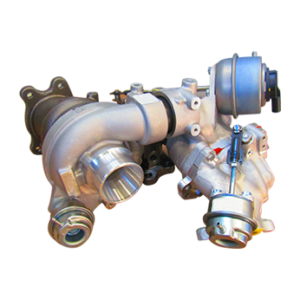 Turbocharger 810358-5005S Garrett GT1752S LP+GT1238ZHP - CX5 129KW E6 (New)